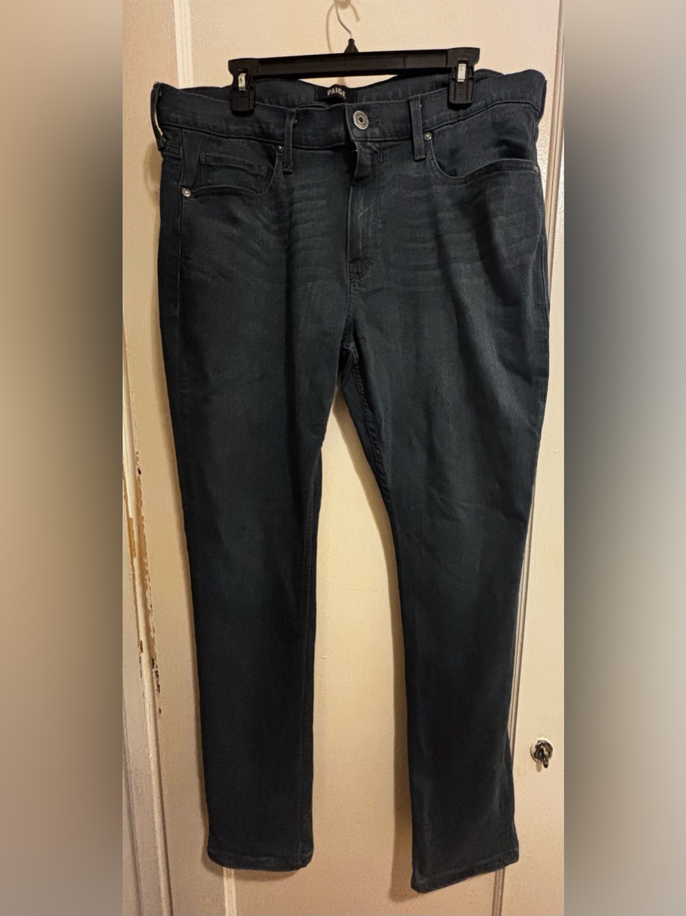 Paige Federal Men’s Jeans Size 36 Dark Wash Straight Leg Premium Denim